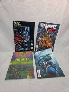 lot 499 image: Comic Book Bundle - SpawnBatman, Fanboys vs Zombies, Deathmatch, Polarity