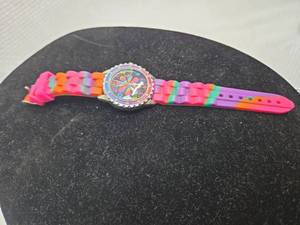 lot 510 image: Accutime Rainbow Multi-Color Watch