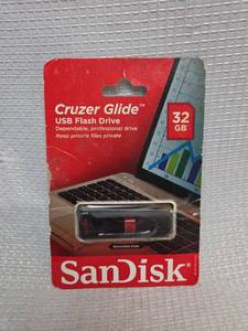 lot 529 image: SanDisk Cruzer Glide 32GB USB Flash Drive