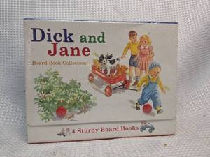 lot 536 image: Dick and Jane Board Book Collection - 4 Sturdy Books
