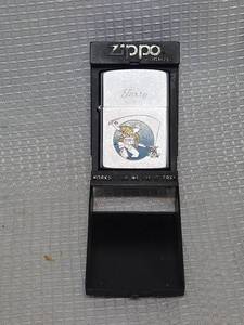 lot 548 image: Personalized Zippo Fishing Design Lighter in original case