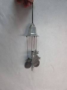 lot 556 image: Pineapple Wind Chime with Silver Bell