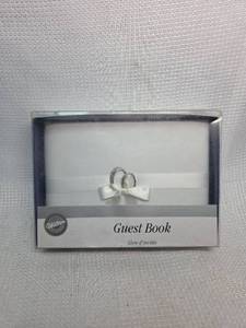 lot 560 image: Wilton Wedding Guest Book with White Bow