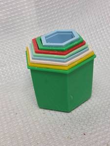 lot 588 image: Vintage Stacking Cups Toy