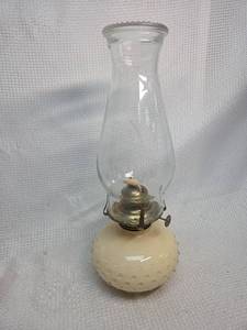 lot 594 image: Glass Oil Lamp
