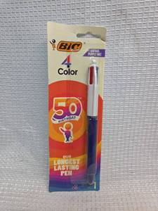 lot 622 image: BIC 50th Anniversary 4-Color Pen with Purple Ink