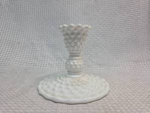 lot 629 image: Milk Glass Candle Holder