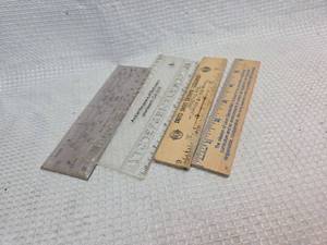 lot 631 image: Collection of Small Rulers - School and Religious
