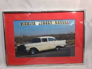 lot 653 image: Wichita Street Racers Framed Car Photo
