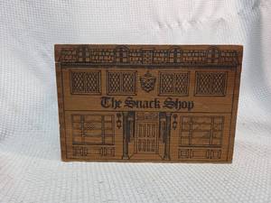 lot 662 image: The Snack Shop Decorative Wooden Box