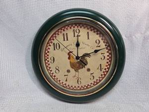 lot 683 image: Clock Works Rooster Wall Clock