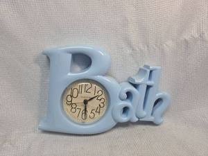 lot 703 image: New Haven Baby Blue Wall Clock