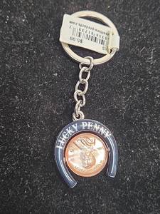 lot 711 image: Lucky Penny Horseshoe Keychain