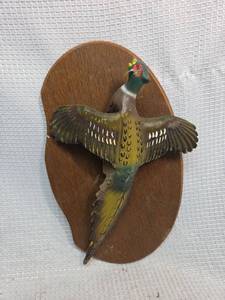 lot 726 image: Hand Painted Foul Wall Plaque