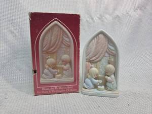 lot 735 image: Precious Moments Blessed Are The Poor In Spirit Figurine