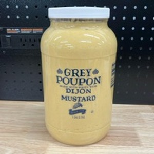lot 4350 image: Grey Poupon Dijon Mustard 1 Gallon. Best By September 2025. Tried and is Still Good - Retail $75