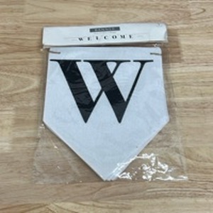 lot 4359 image: Welcome Banner Made of Fabric 81 Inches Long  - Retail $0