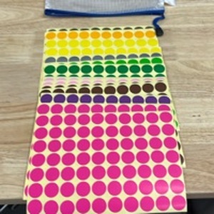 lot 4375 image: 1960 Pcs 34�� Small Circle Price Dot Stickers - Retail $0