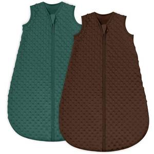 lot 71844 image: Fleece Baby Sleep Sack 12-18 Months with Plush Dots, TOG 1.5 Baby W - Retail $28