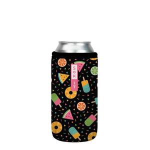lot 71854 image: Sok It CanSok Sleeve for Beer & Soda Insulated Neoprene Cover (Summer Sweets, 16oz Can Sleeve) - Retail $13