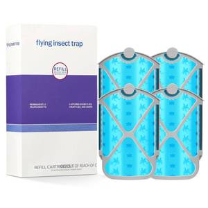 lot 71903 image: Insect Trap Refill Kit & 4 Cartridges, Compatible with M364A and Max, Replacement 100% Fit(4Pcs) - Retail $10