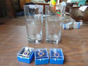 lot 1923 image: Boeing Tumblers and Service Pins