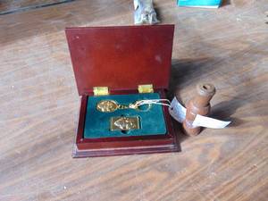 lot 1926 image: Duck Call - unmarked - Key Chain and Money clip in box