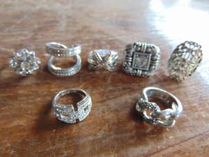 lot 1957 image: Selection of Cocktail rings - some Premier Design