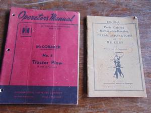 lot 1966 image: McCormick Deering Manuals