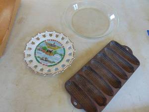 lot 2030 image: Cast Iron and Collector Plate