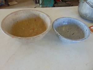 lot 2048 image: Pair of Texas Ware Confetti Bowls