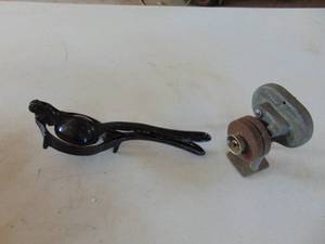 lot 2066 image: Hand Press and Knife Sharpener