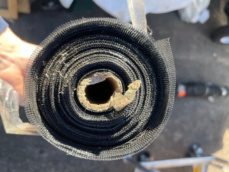 lot 406 image: XL Reliancer Screen Mesh Fiberglass Material 96 x 100 - Professional Quality - great for Screen replacement or Screened in porch