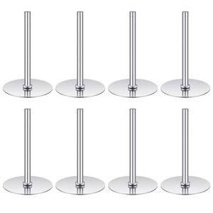 lot 4307 image: 8 Pieces Cake Heating Core for Baking Cakes Stainless Steel Heating Rod 2 Inches Silver Rod for Decorating Supplies Baking Tools Accessories