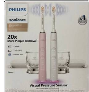 lot 4328 image: Philips Sonicare DiamondClean Smart 9300 Premium G3 2-Pack set