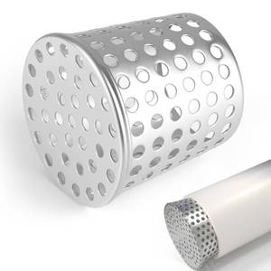 lot 4336 image: Mesh Vent Cover, Furnace Vent Screen 304 Stainless Steel 2.17 OD to 2.60 Furnace Vent Cap for 2.27in to 2.60in ID Pipe, PVC Vent Cap for Pipe, Durable Mesh to Block Debris, Birds &amp Leaves