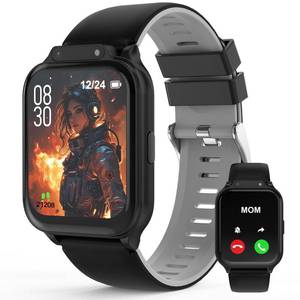 lot 4348 image: Smart Watch for Kids 1.85 with Fitness Tracker, Sleep Monitor, 22100 Sport Modes, DIY Dial, IP68 Waterproof, Step Counter, Heart Rate, Camera, withWithout APP, Gift for 3-12 Years Old Boys Girls
