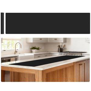 lot 4378 image: Gartful 78.7 x 15.7 inch Extra Large Silicone Mat for Kitchen, Non Slip Countertop Protector Heat-Resistant Multipurpose Pad for Dinner Table, Coffee Bar, Black