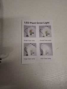 lot 4405 image: Dual LED Plant Grow Light with Controller