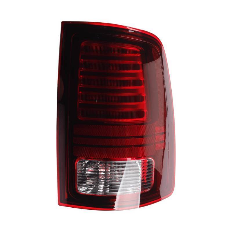 lot 3226 image: Dasbecan LED Tail Lights Assembly Compatible With RAM 1500 2013-2018 RAM 2500 & 3500 2014-2018 Passenger Side wBulbs Red Lens Black Interior Replaces# 68093080AB 68093080AC