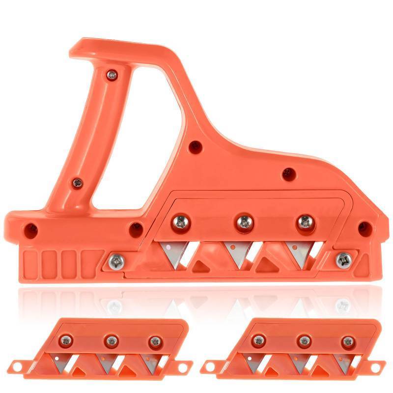 lot 3289 image: Plasterboard Fast Cutter, Plasterboard Edger, Precise 45° 60° Gypsum Board Hand Plane with 10 Blades, Drywall Edge Chamfer Woodworking Hand Tool Cutting for Drywall Plasterboard (45°60°)
