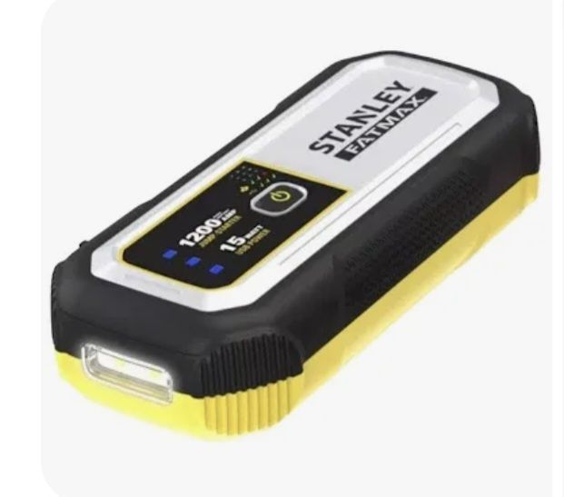 lot 3512 image: Stanley FatMax 1200a, Lithium Jump Starter with 15 Watt Usb-a and Usb-c Power