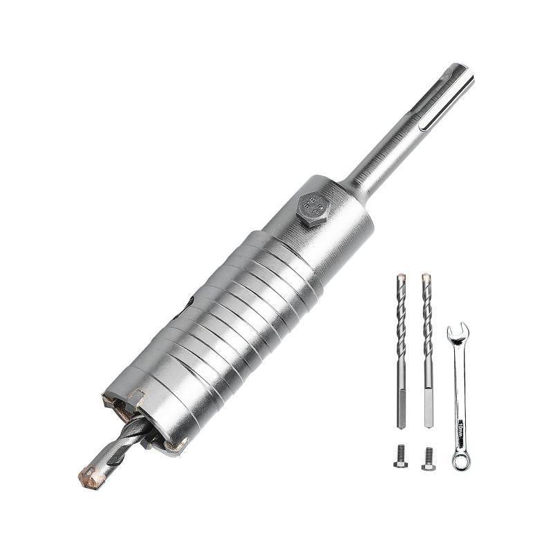 lot 3844 image: GRIXLEN 1.5 inch  38mm Concrete Hole Saw with SDS Plus Shank Connecting Rod, 6.3mm Tungsten Carbide Tip for Concrete, Cement, Brick Wall