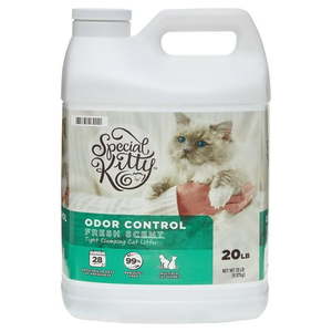 lot 8761 image: Special Kitty Odor Control Tight Clumping Cat Litter  Fresh Scent  20 lb