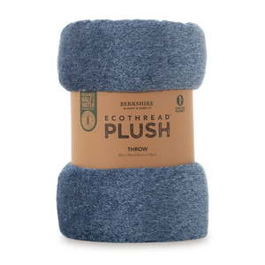 lot 8801 image: EcoThread Heather VelvetLoft Adult Throw  50x 70 Blue