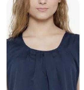 lot 8820 image: GRACE KARIN WOMENS SUMMER SHIRT NAVY BLUE SHORT SLEEVE SIZE S