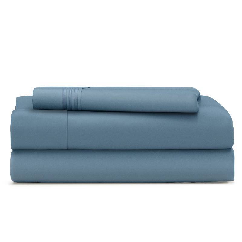 lot 24649 image: Cosy House Collection Everyday 1500 Series Bed Sheet Set - Ultra Soft & Cool Hotel Bedding - Deep Pocket - Wrinkle, Stain and Fade Resistant - 3 Piece Set (Twin, Peacock Blue) - Retail $47