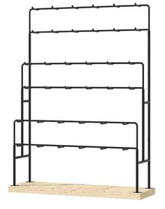 lot 15105 image: Earring Display Stand for Selling, Earring Cards Display for Shop Store, Jewelry Organizer Rack for Earrings, Keychain, Bracelets, Rings, Necklaces