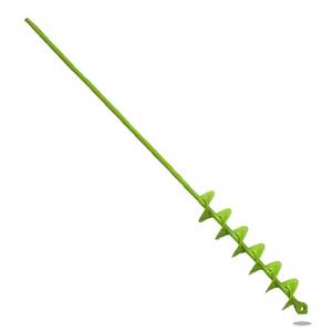 lot 15116 image: 2x32 Inch Auger Drill Bit for Planting - Long Handle Easy Planter Garden Auger - Bulb & Bedding Plant Augers - Post Hole Digger for 38 Hex Drive Drill - Retail $24