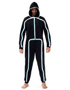lot 15161 image: Spooktacular Creations Halloween Adult Glow in The Dark Costume, Unisex Led Costume for Halloween Party - Retail $55